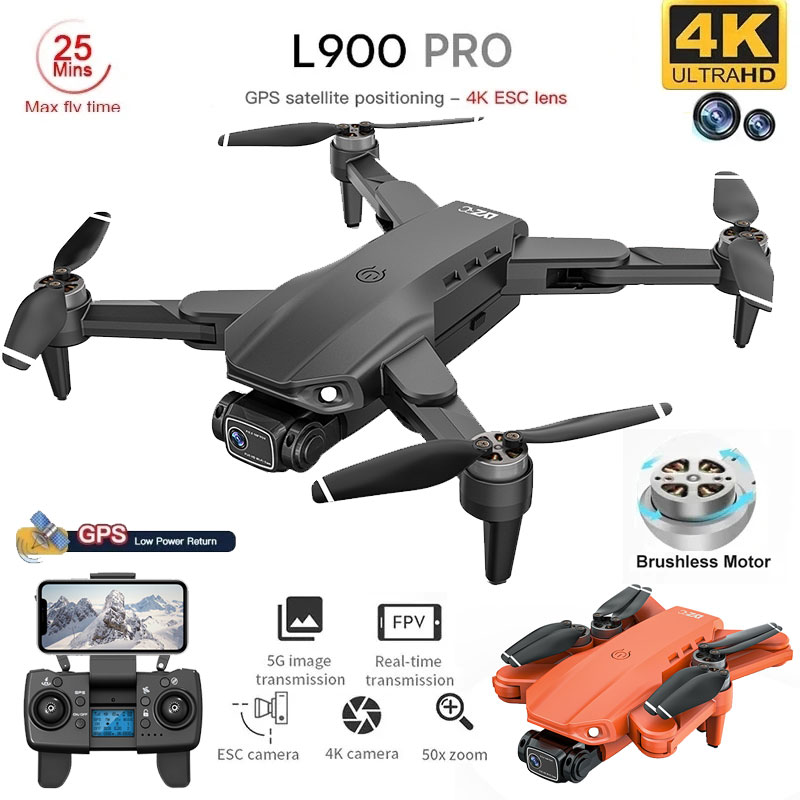Drone Gimbal Brushless - L900 Pro GPS Drone 4K Professionale