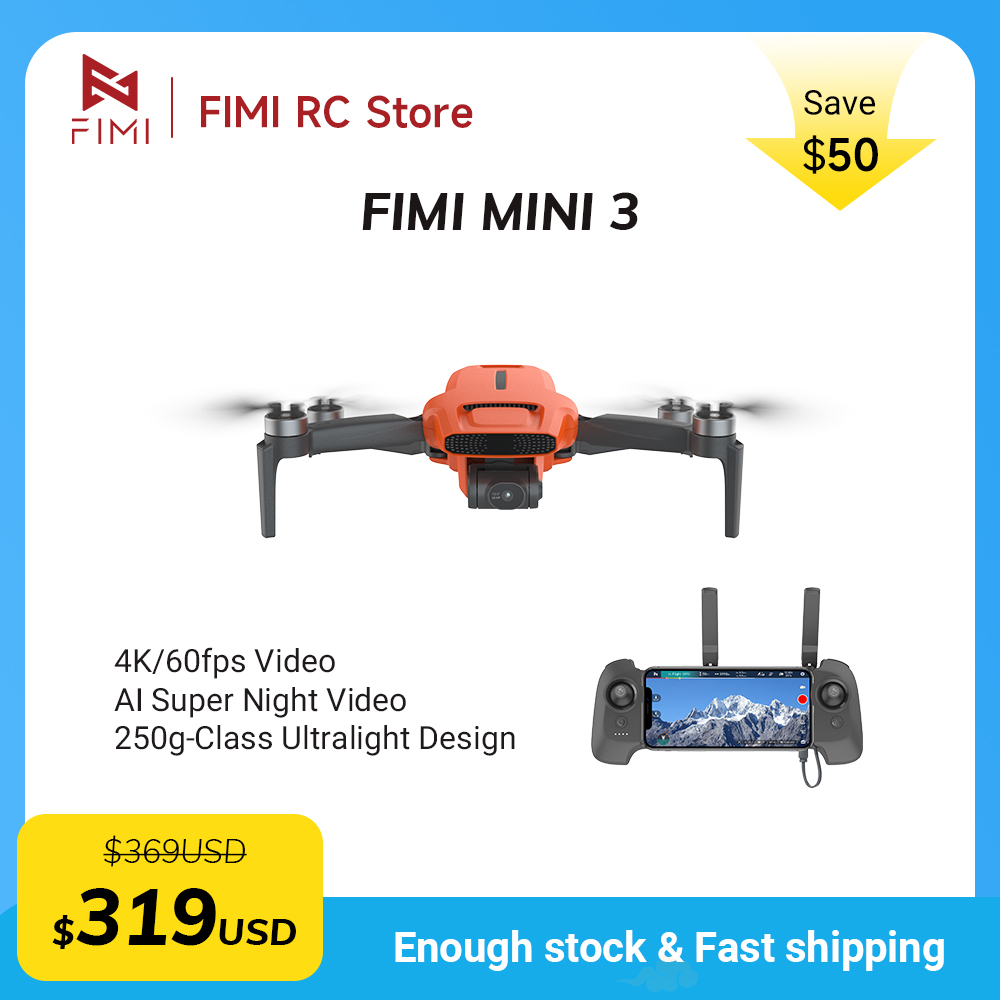 Drone Gimbal 3 Axis - FIMI MINI 3 Drone con Telecamera
