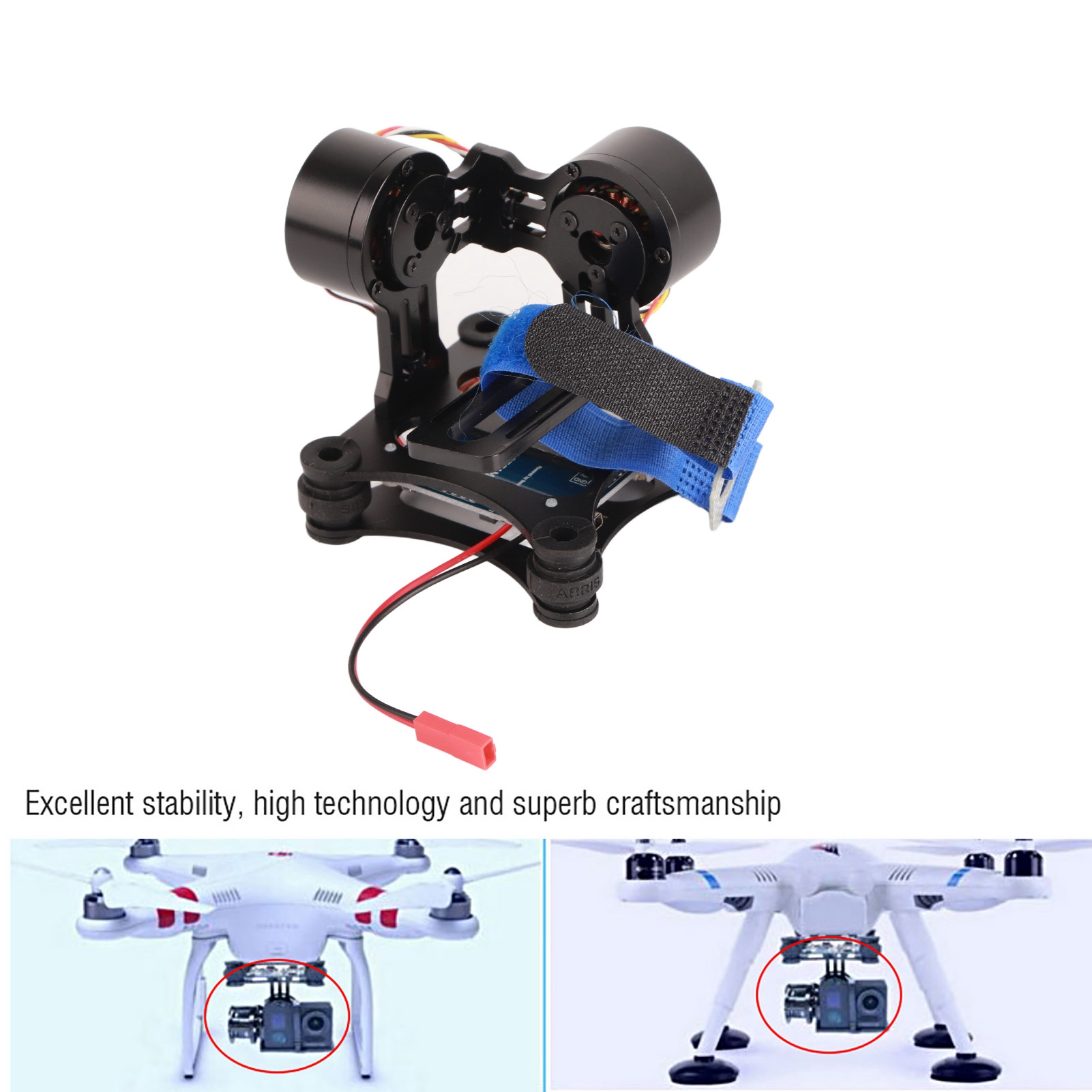 Drone Gimbal For Gopro - Gimbal per Fotocamera Brushless in Metallo
