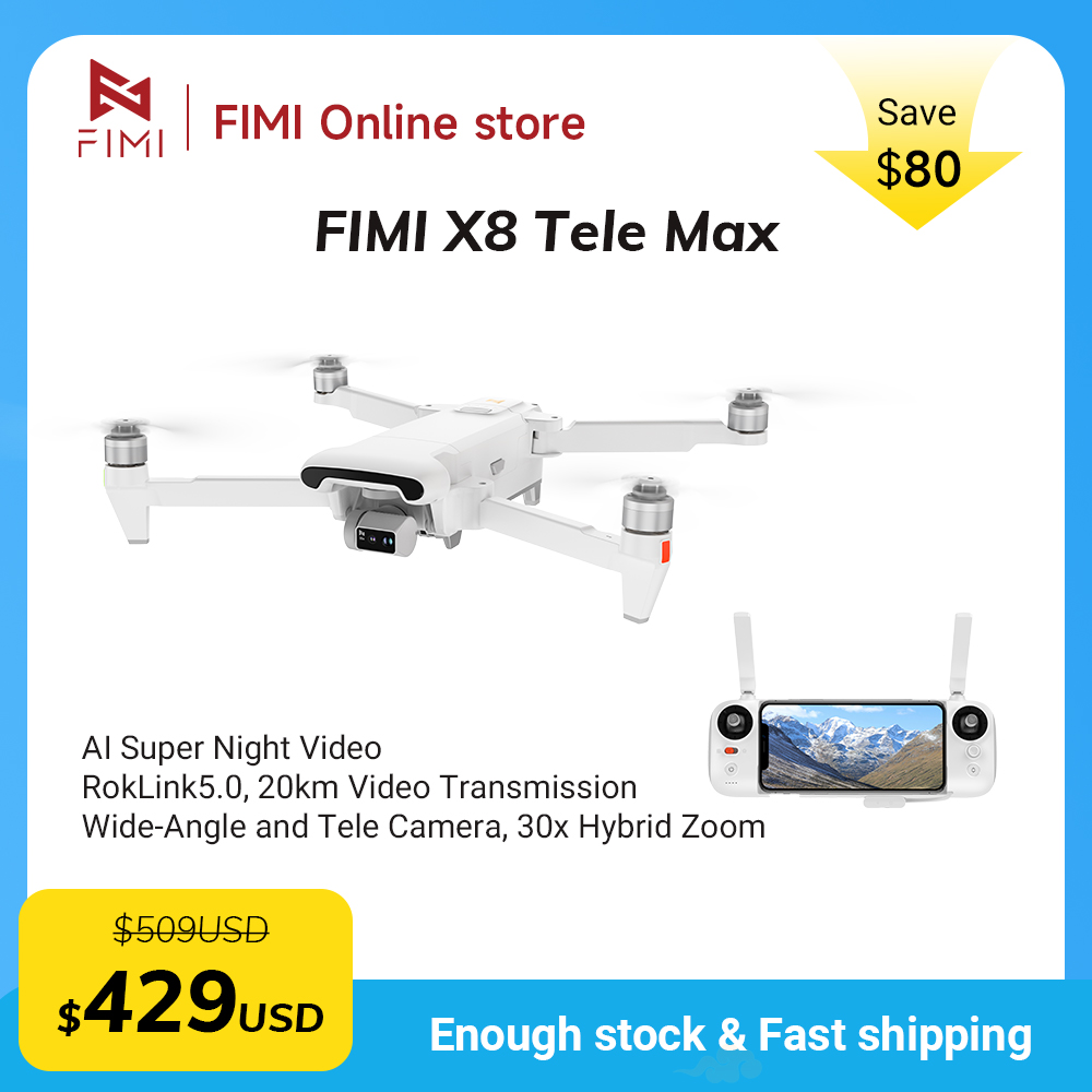 Drone Gimbal 3 Axis - Drone FIMI X8 Tele Max 4K