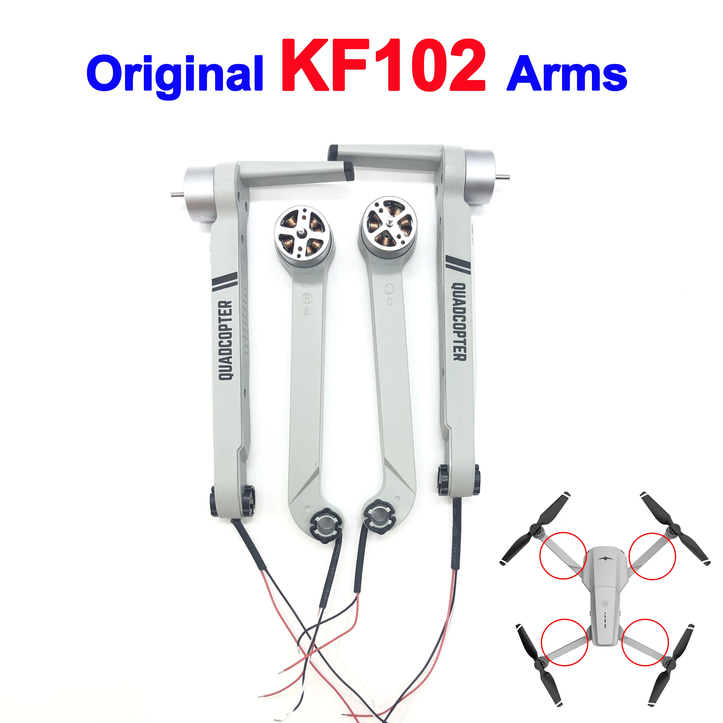 KF102 MAX Braccio anteriore po - Drone Gimbal 2 Axis recensione e prezzo
