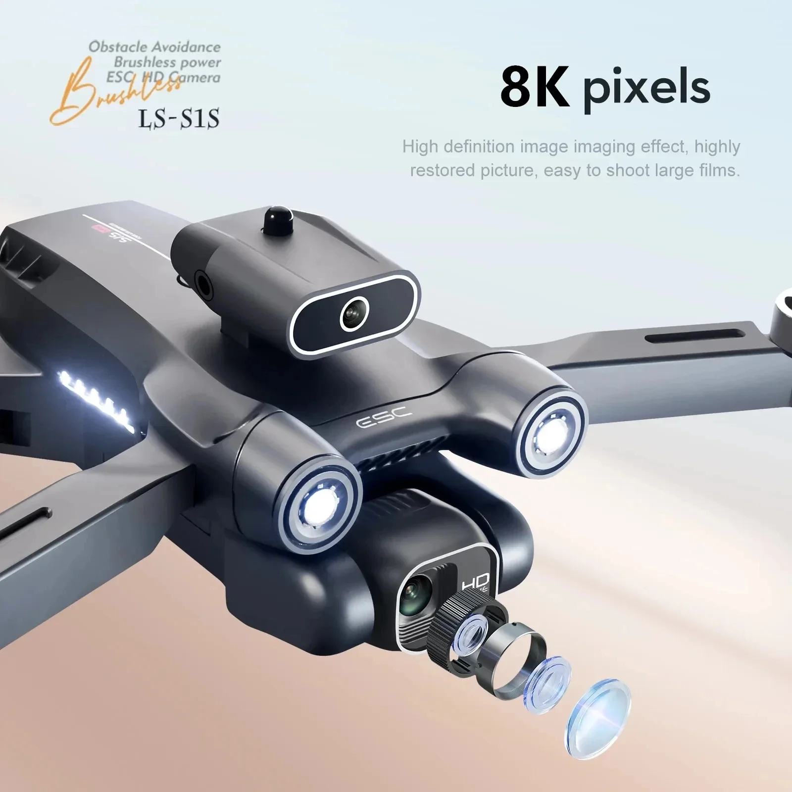 Nuovo S1S 5G GPS Drone Camera  - Drone Gimbal Brushless recensione e prezzo