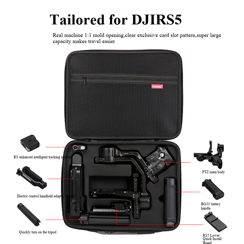 Borsa a tracolla per DJI RS 5, - Drone Gimbal Case recensione e prezzo