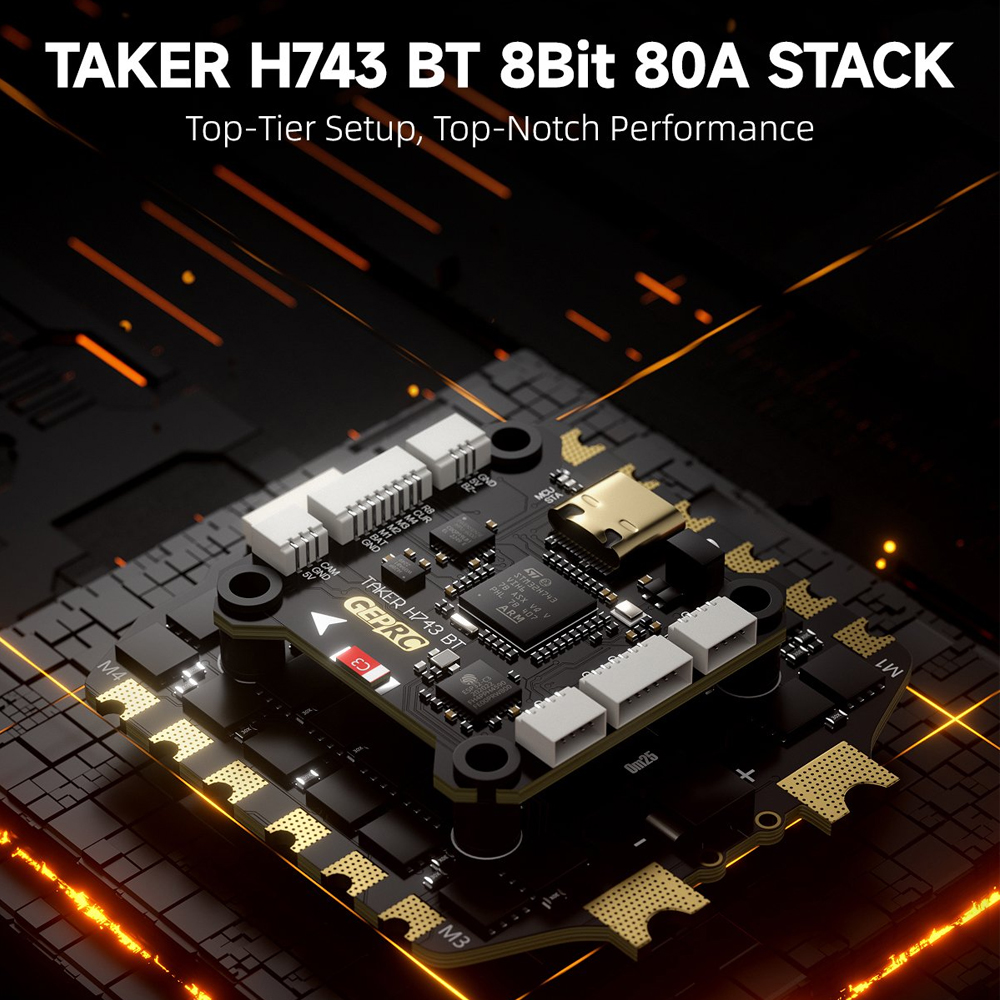 GEPRC TAKER H743 BT 8Bit 80A S - Drone Gimbal Controller recensione e prezzo