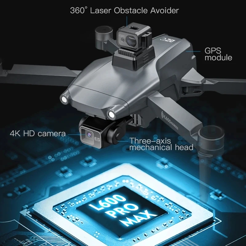 L600 PRO MAX GPS Drone Profess - Drone Gimbal Brushless recensione e prezzo