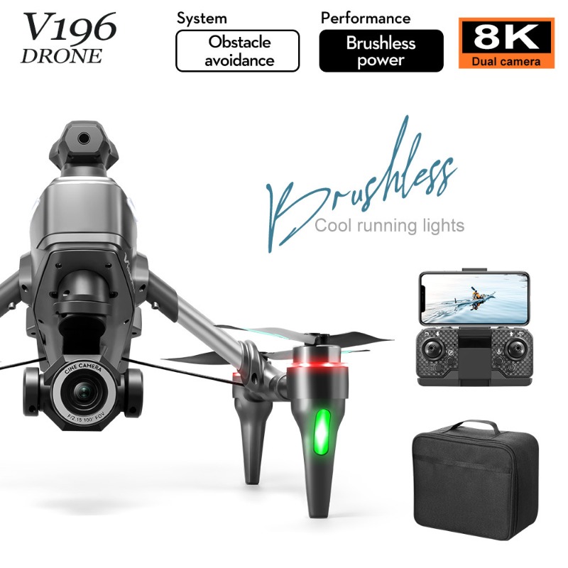 2025 V196 Evitamento automatic - Drone Gimbal 2 Axis recensione e prezzo