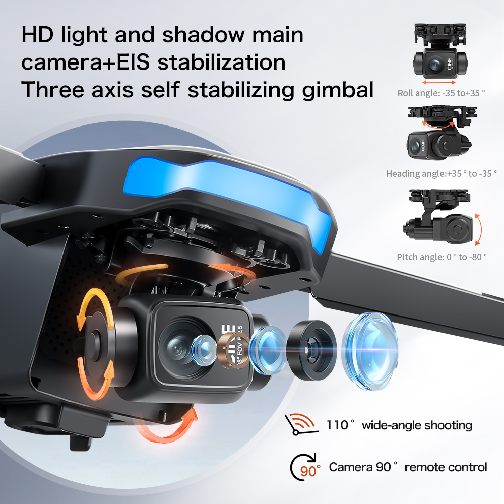 Nuovo Drone S-X1 MAX GPS 8K Pr - Drone Gimbal 3 Axis recensione e prezzo
